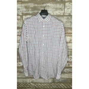Banana‎ Republic mens checkered grant fit dress shirt XL